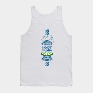 foot ball numbers Tank Top